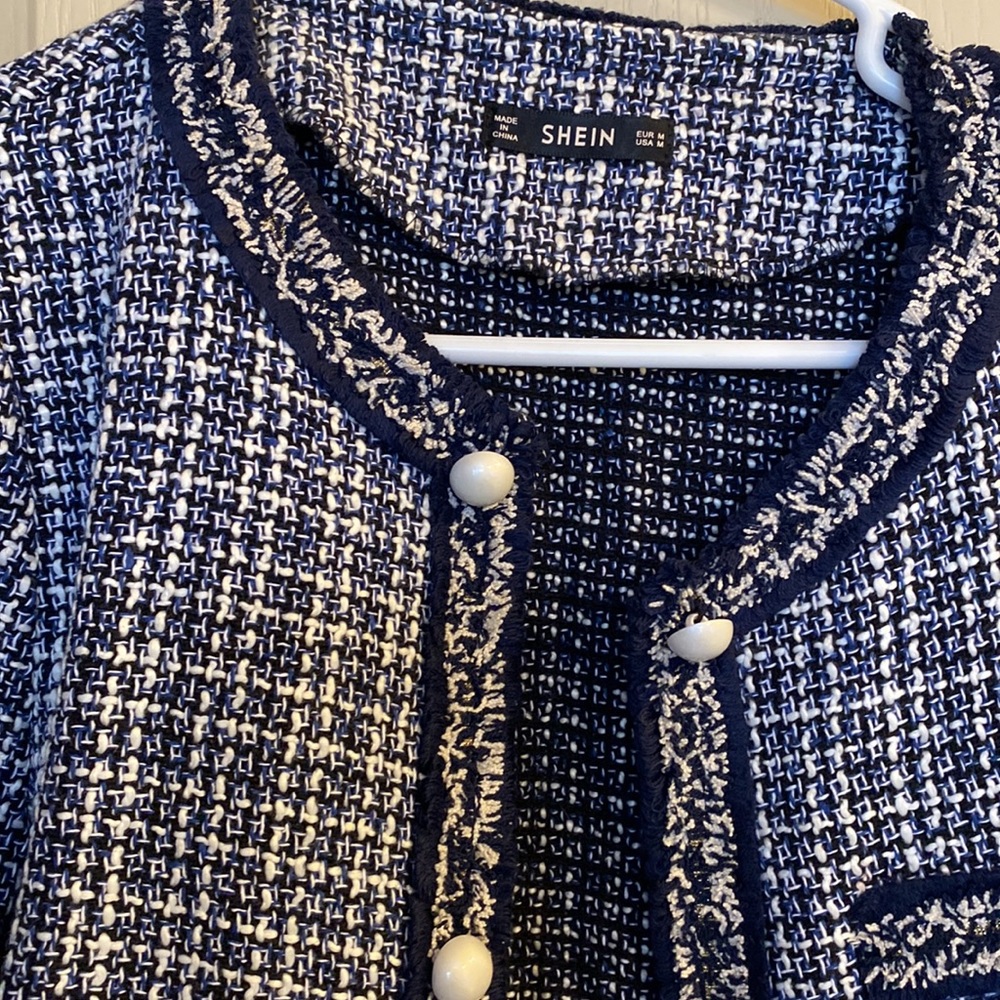 NWOT SheIn tweed jacket - Picture 2 of 2